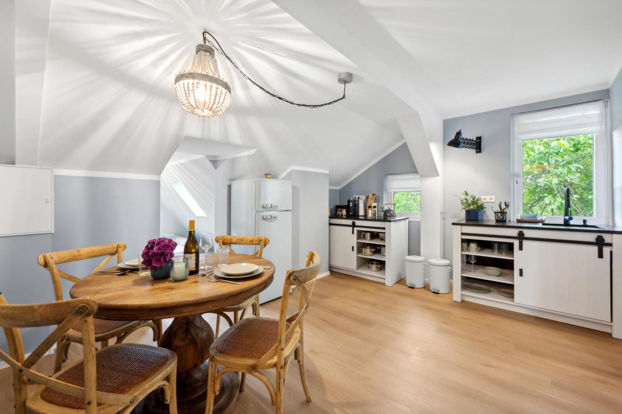 Altstadt Apartment Am Wasser Mit Parkplatz Und Grossem Garten บาดครอยซ์นาค ภายนอก รูปภาพ